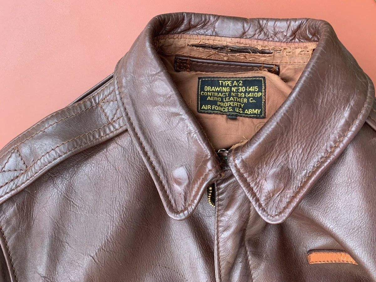 Vintage US A-2 flight jacket