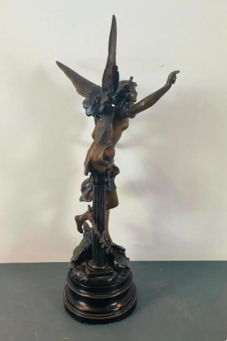 Vintage spelter statue