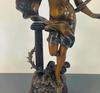 Vintage spelter statue