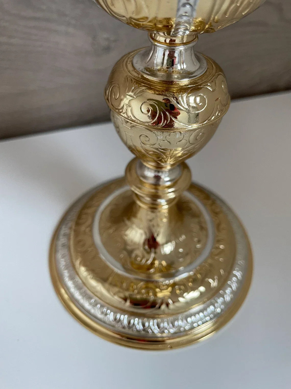 Late 18th-century bronze episcopal chalice
