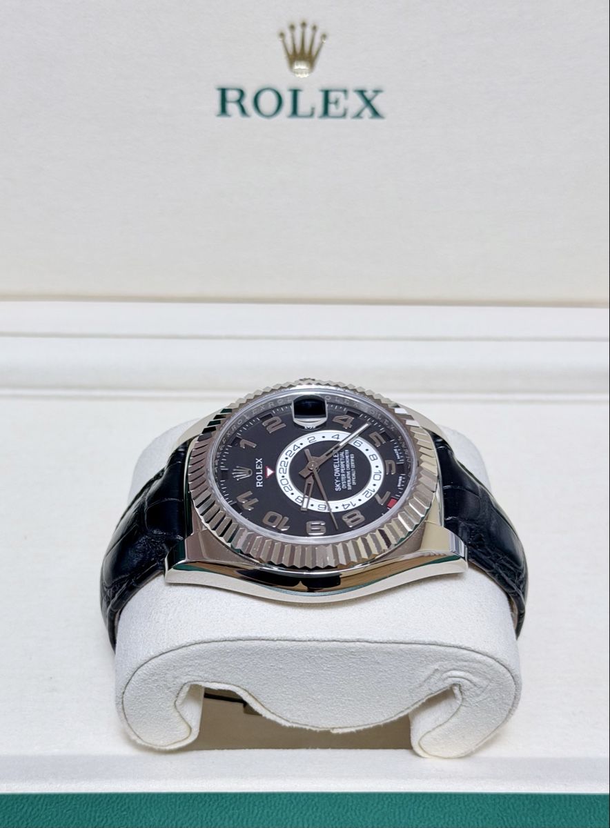 18k white gold Rolex Sky-Dweller