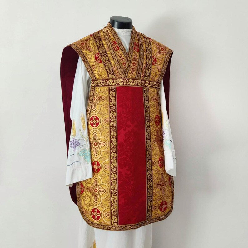 Complete set of traditional liturgical vestments