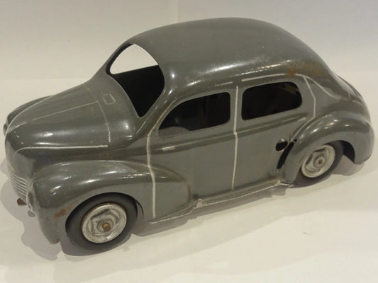 Beautiful grey tin Renault 4CV produced by CIJ