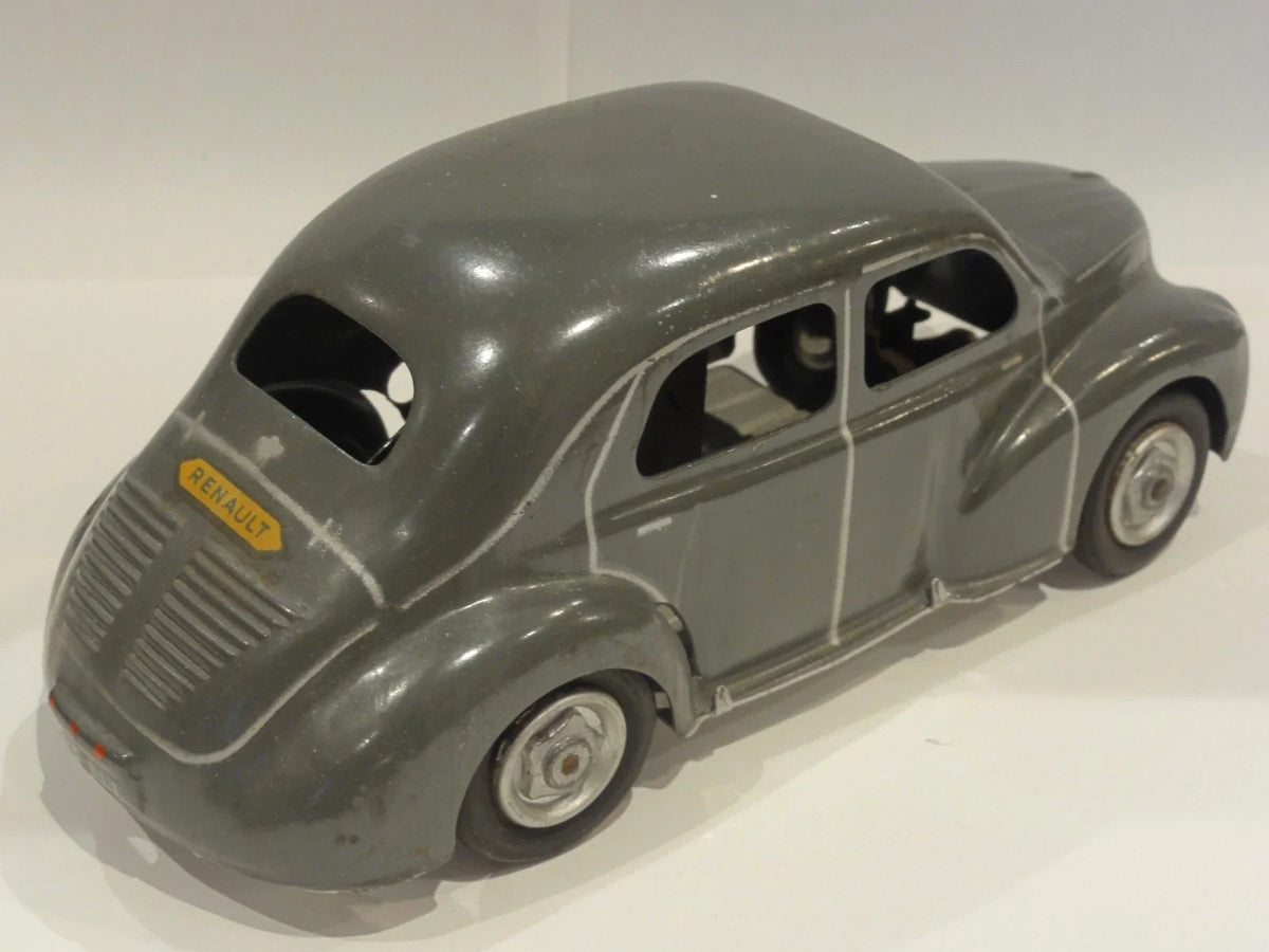 Beautiful grey tin Renault 4CV produced by CIJ