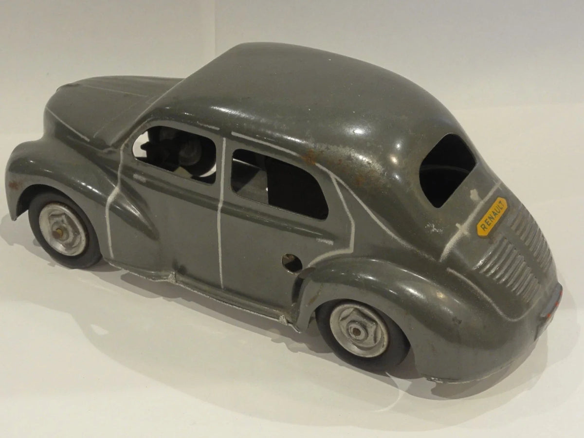 Beautiful grey tin Renault 4CV produced by CIJ
