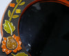 Vintage ceramic-glazed altarpiece wall mirror