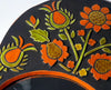 Vintage ceramic-glazed altarpiece wall mirror