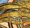 Early 20th-century painted terracotta plate