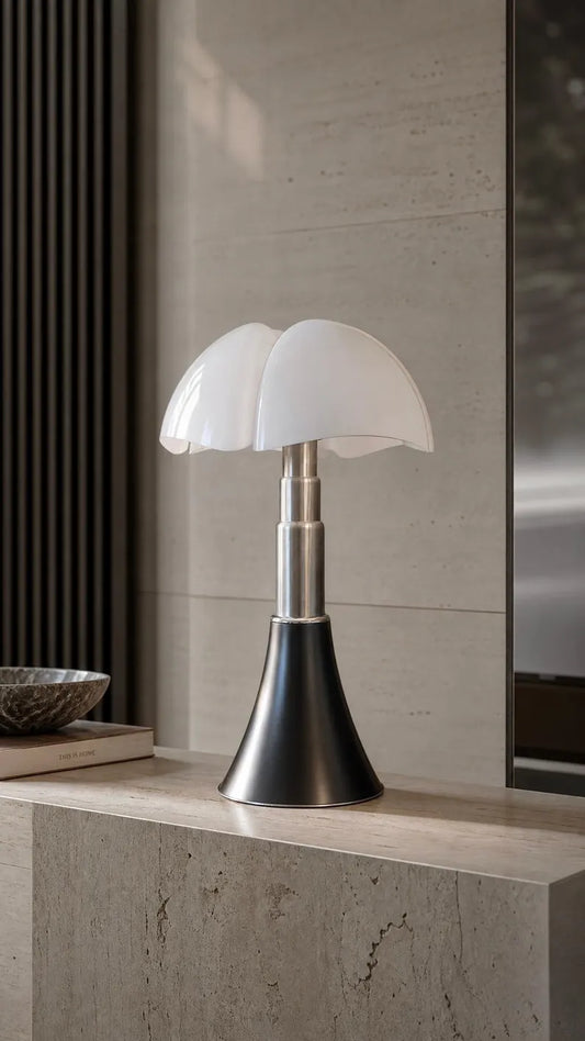 Vintage Large Model Pipistrello Lamp by Gae Aulenti for Martinelli Luce