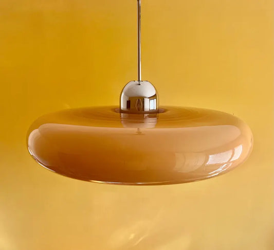 Iconic 1970s Harvey Guzzini Space Age UFO pendant lamp
