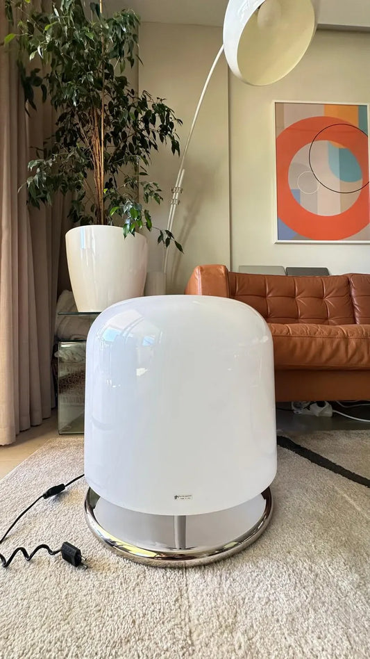 Vintage Guzzini Alvise lamp by Luigi Massoni