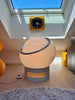 Iconic Big Clan table lamp designed by Studio 6G for Harvey Guzzini and produced by Meblo