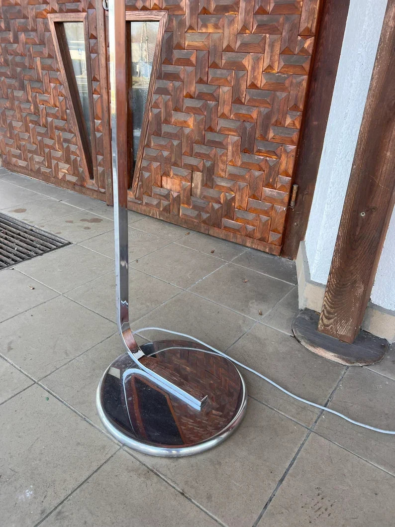 Rare Alvise floor lamp signed by Luigi Massoni for Guzzini