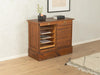 Vintage tambour cabinet