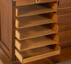 Vintage tambour cabinet