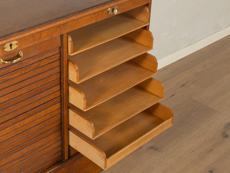 Vintage tambour cabinet