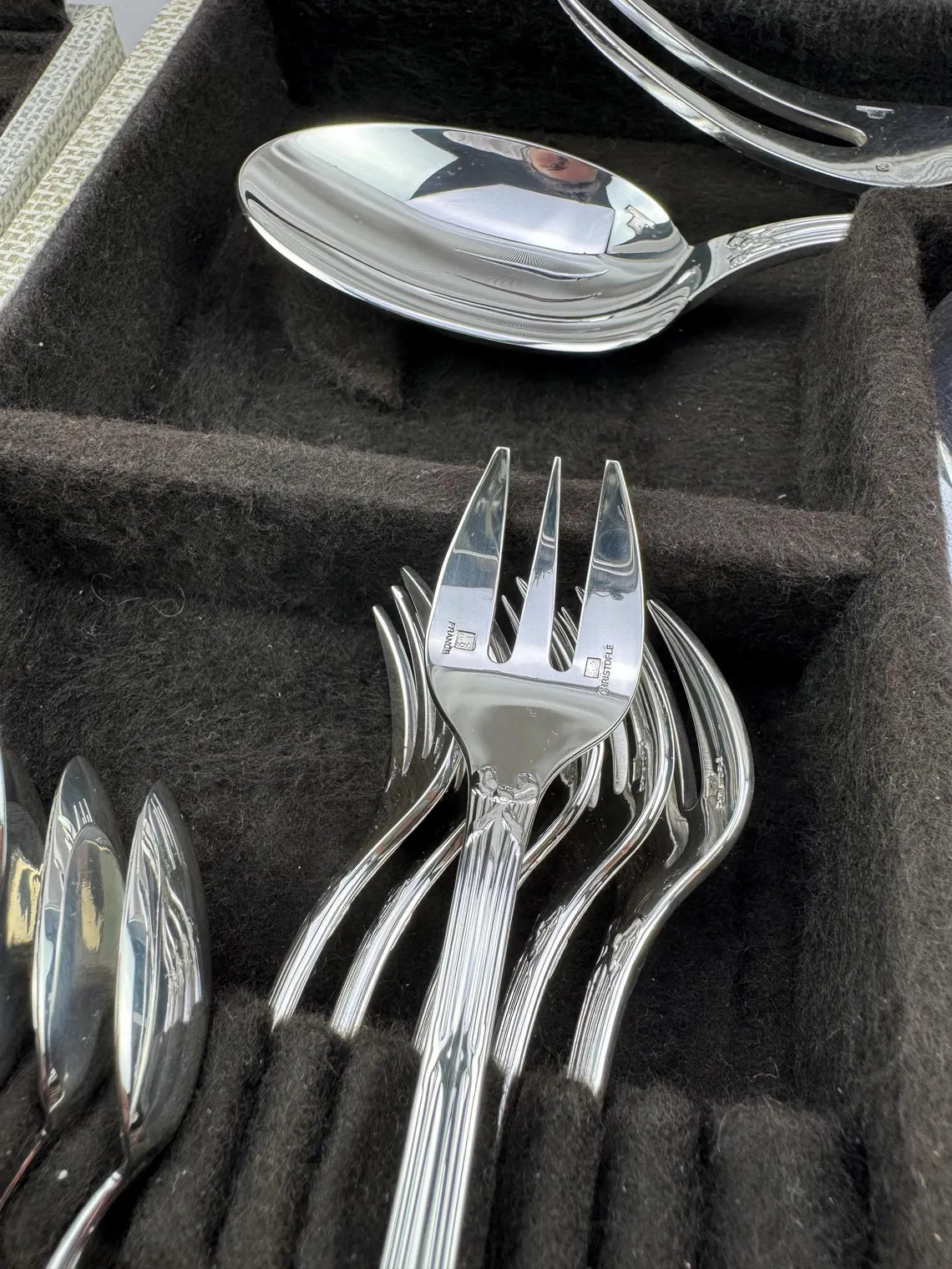 Christofle Rubans 62-piece cutlery set