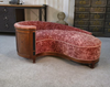 Kidney-shaped vintage sofa