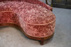 Kidney-shaped vintage sofa