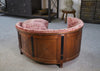 Kidney-shaped vintage sofa