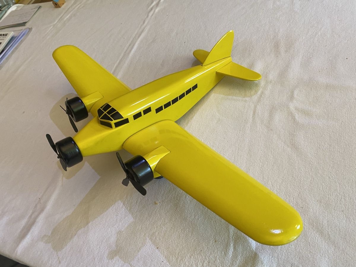 Tintin airplane figurine