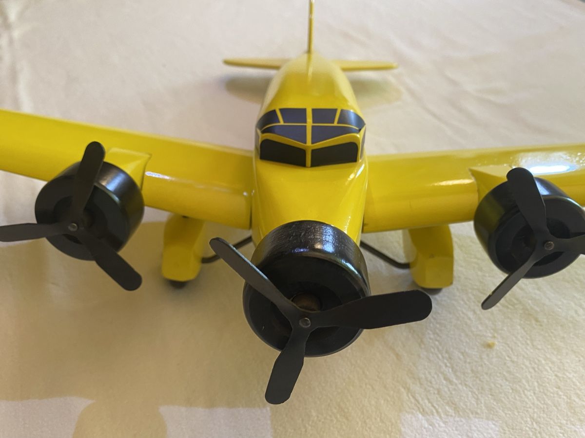 Tintin airplane figurine