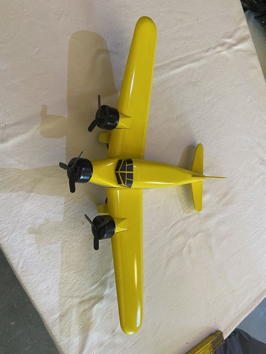 Tintin airplane figurine