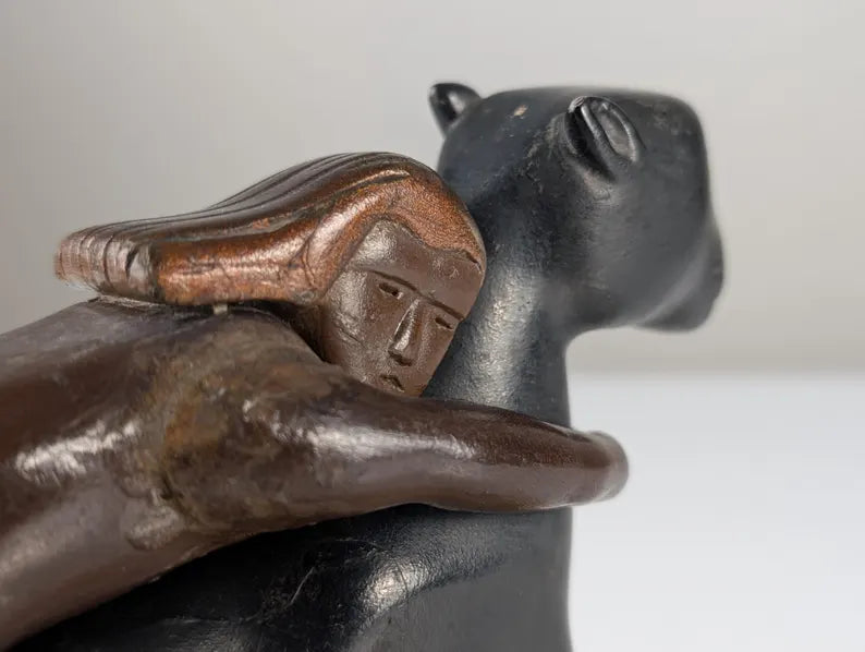 Ariadne and the Panther Sculpture 1920