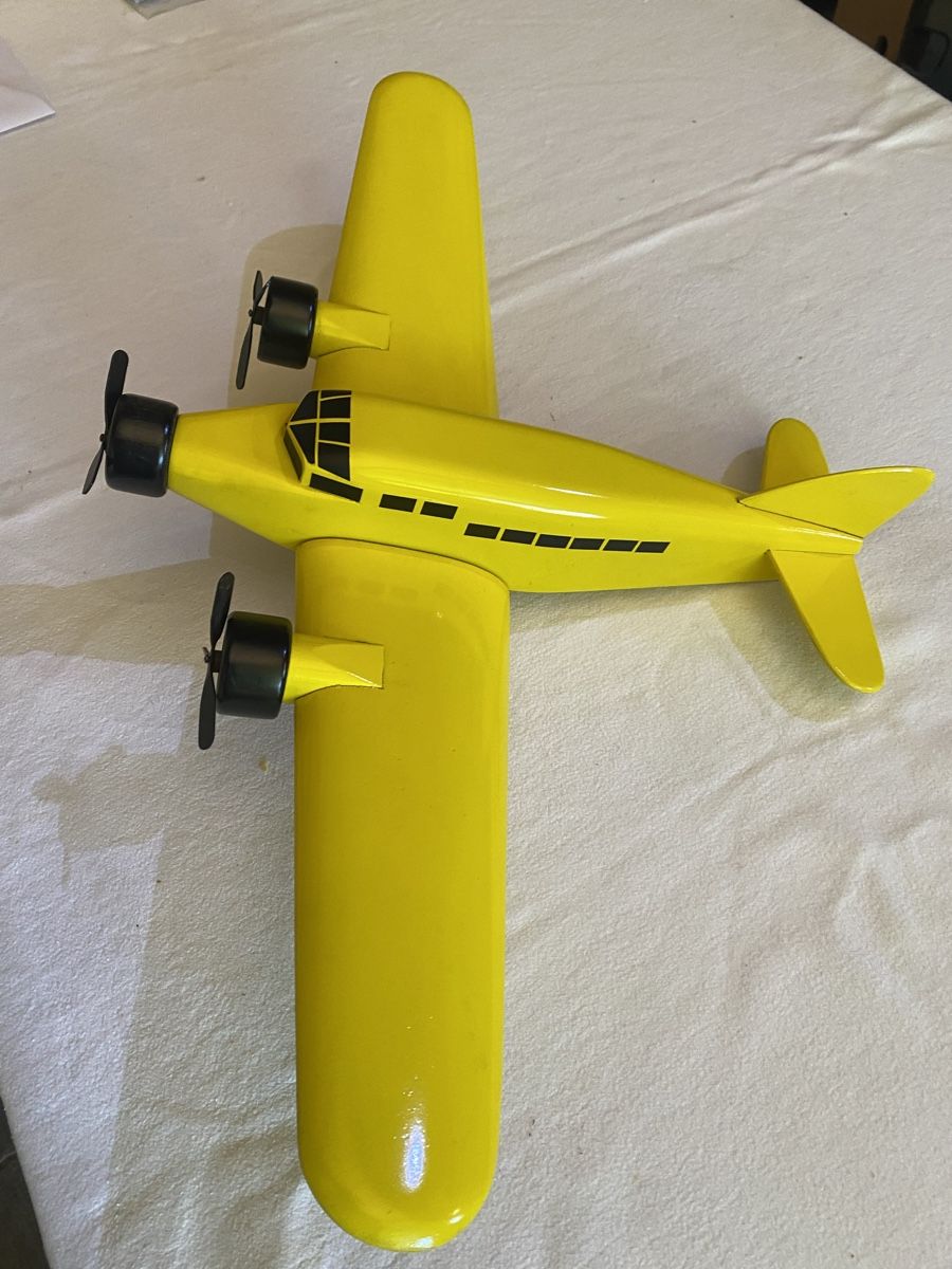 Tintin airplane figurine