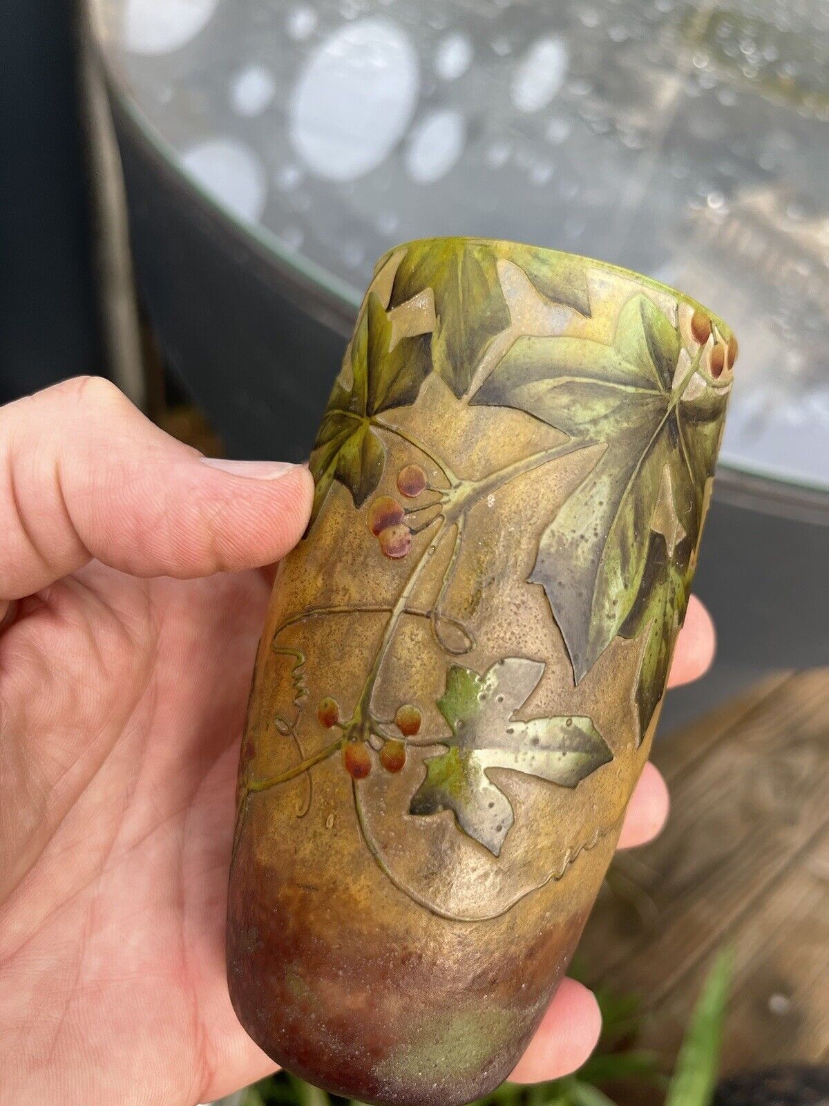 Daum Nancy vase