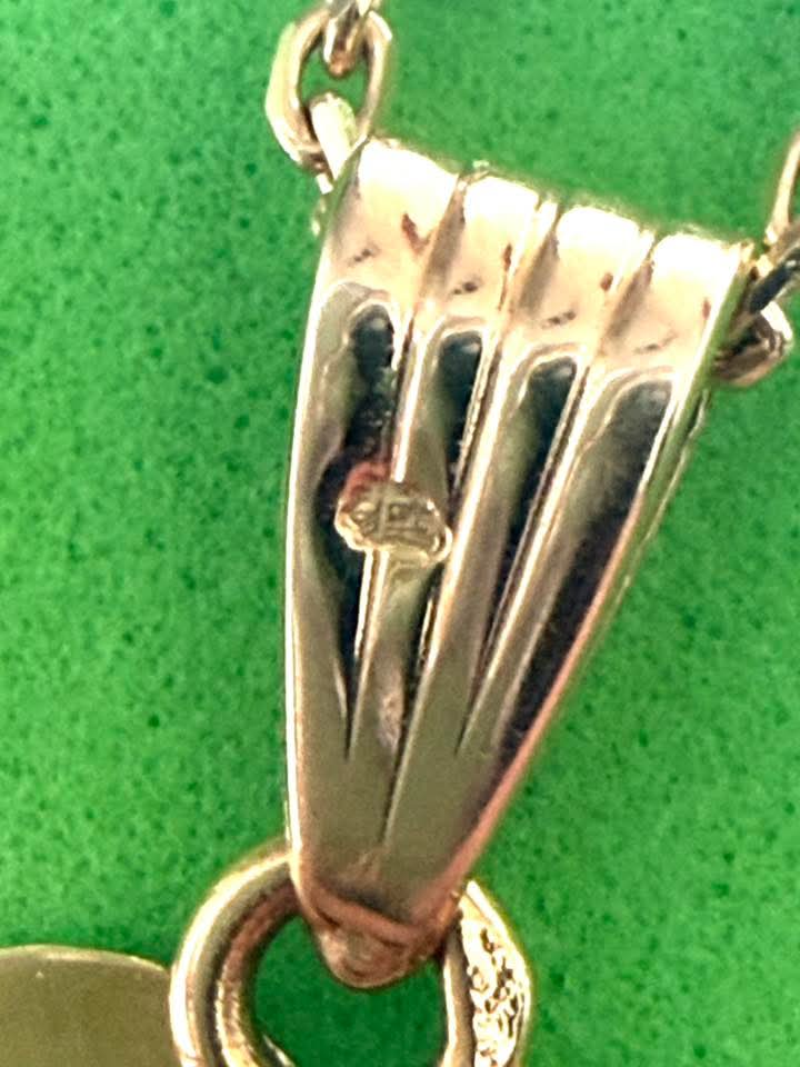 Pendant mounted on an 1854 Napoleon III 20-franc gold coin, gold setting
