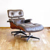 Charles & Ray Eames Brown Lounge Chair - Herman Miller - 1970s Vintage