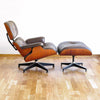 Charles & Ray Eames Brown Lounge Chair - Herman Miller - 1970s Vintage