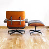 Charles & Ray Eames Brown Lounge Chair - Herman Miller - 1970s Vintage
