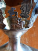 Early 19th-century solid silver sweetmeat jar, "vieillard" hallmark.