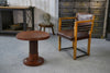Vintage pedestal table attributed to Jules LELEU