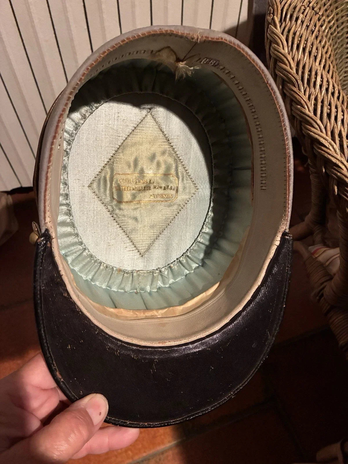 Képi of the 27th Algerian Tirailleurs Regiment (27e RTA), marked Goudal
