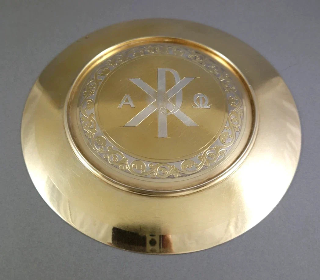 Chalice and its vermeil paten