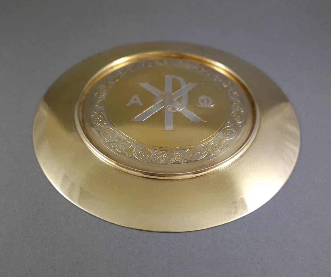 Chalice and its vermeil paten