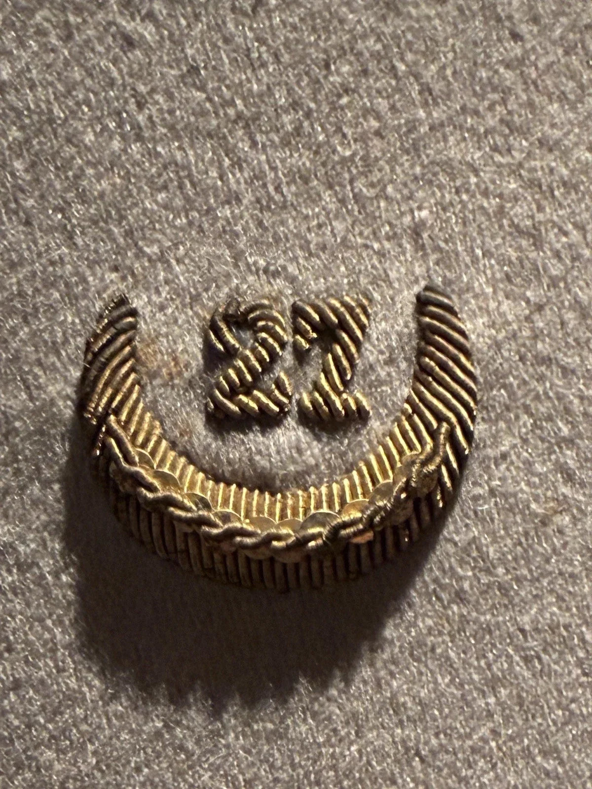 Képi of the 27th Algerian Tirailleurs Regiment (27e RTA), marked Goudal