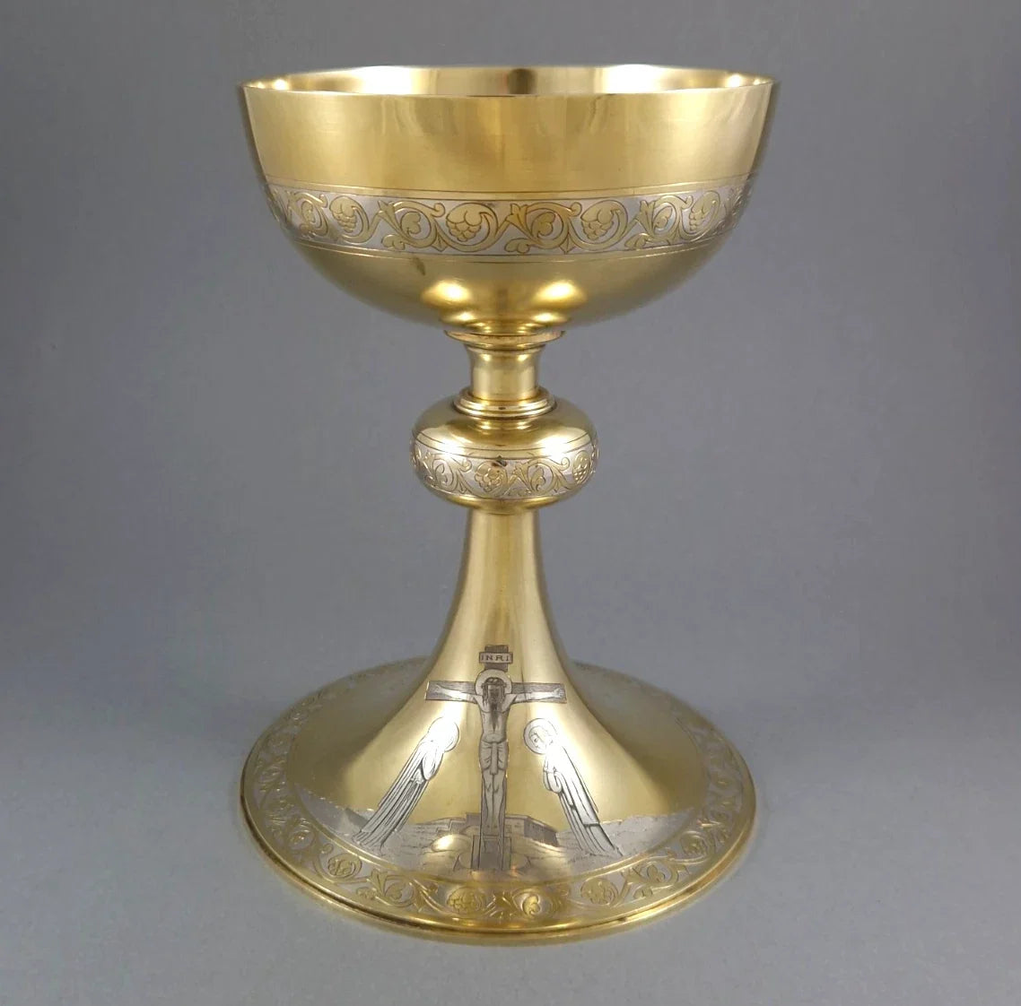 Chalice and its vermeil paten