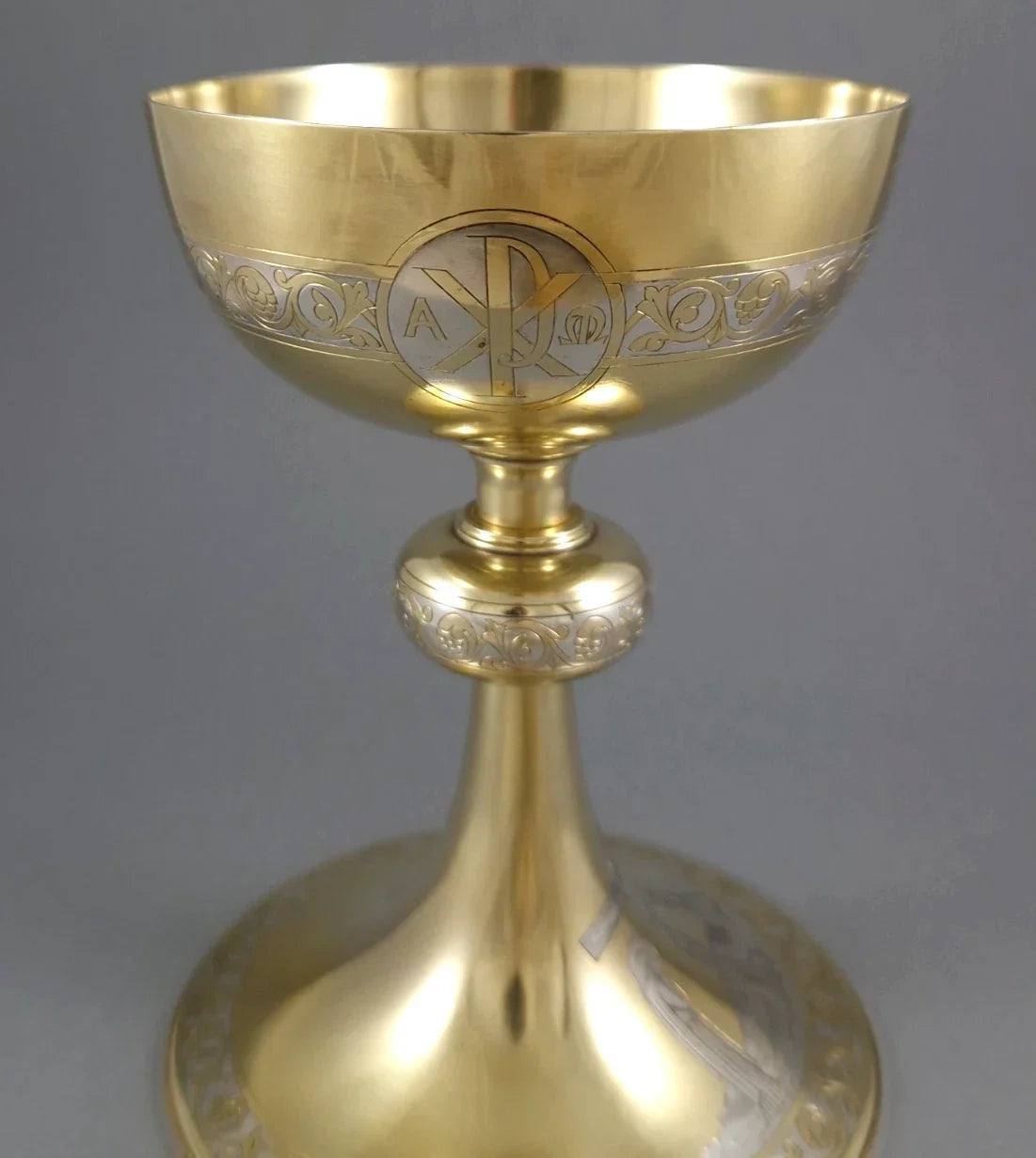 Chalice and its vermeil paten