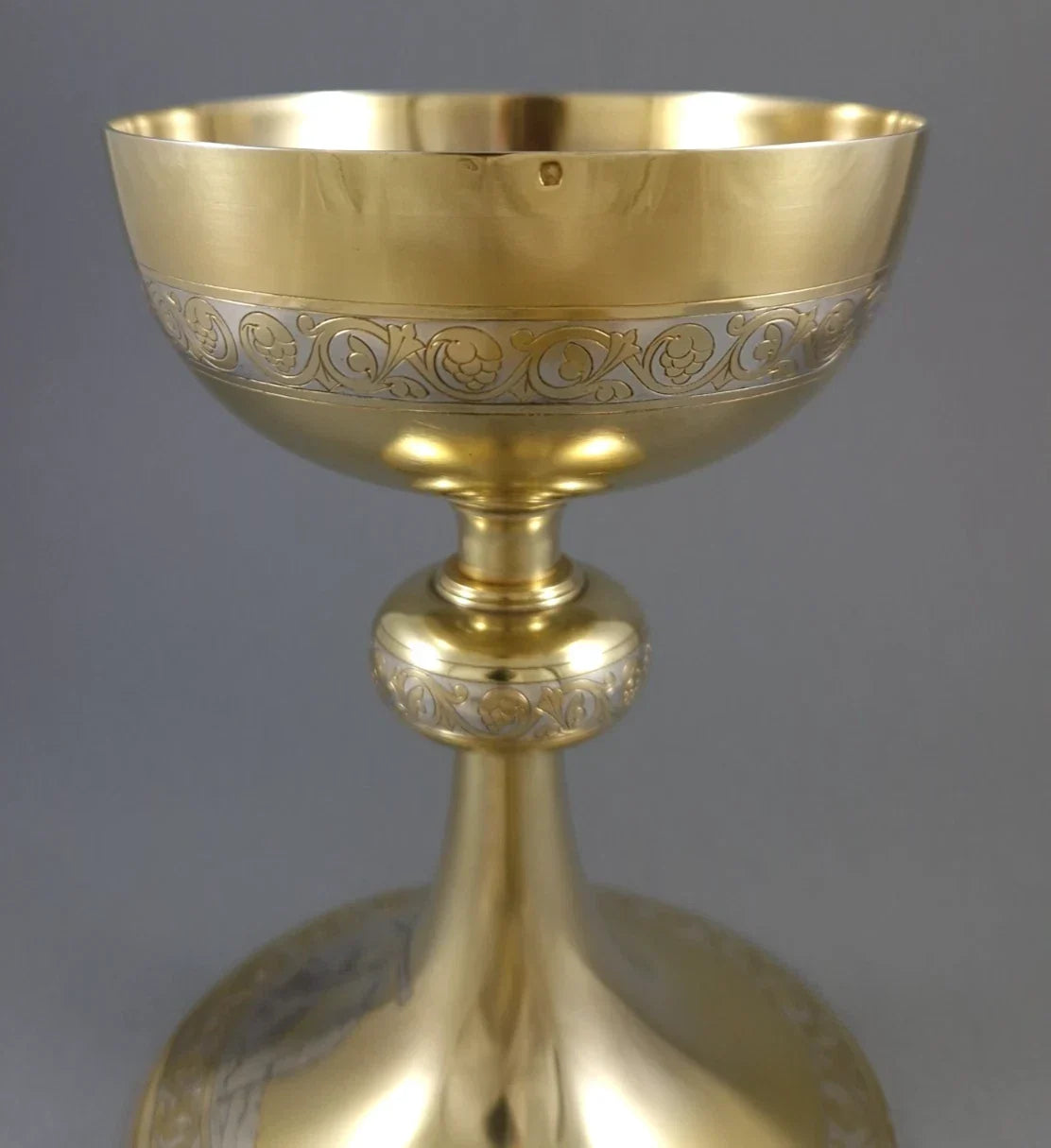 Chalice and its vermeil paten