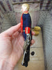 Antique soldier officer doll