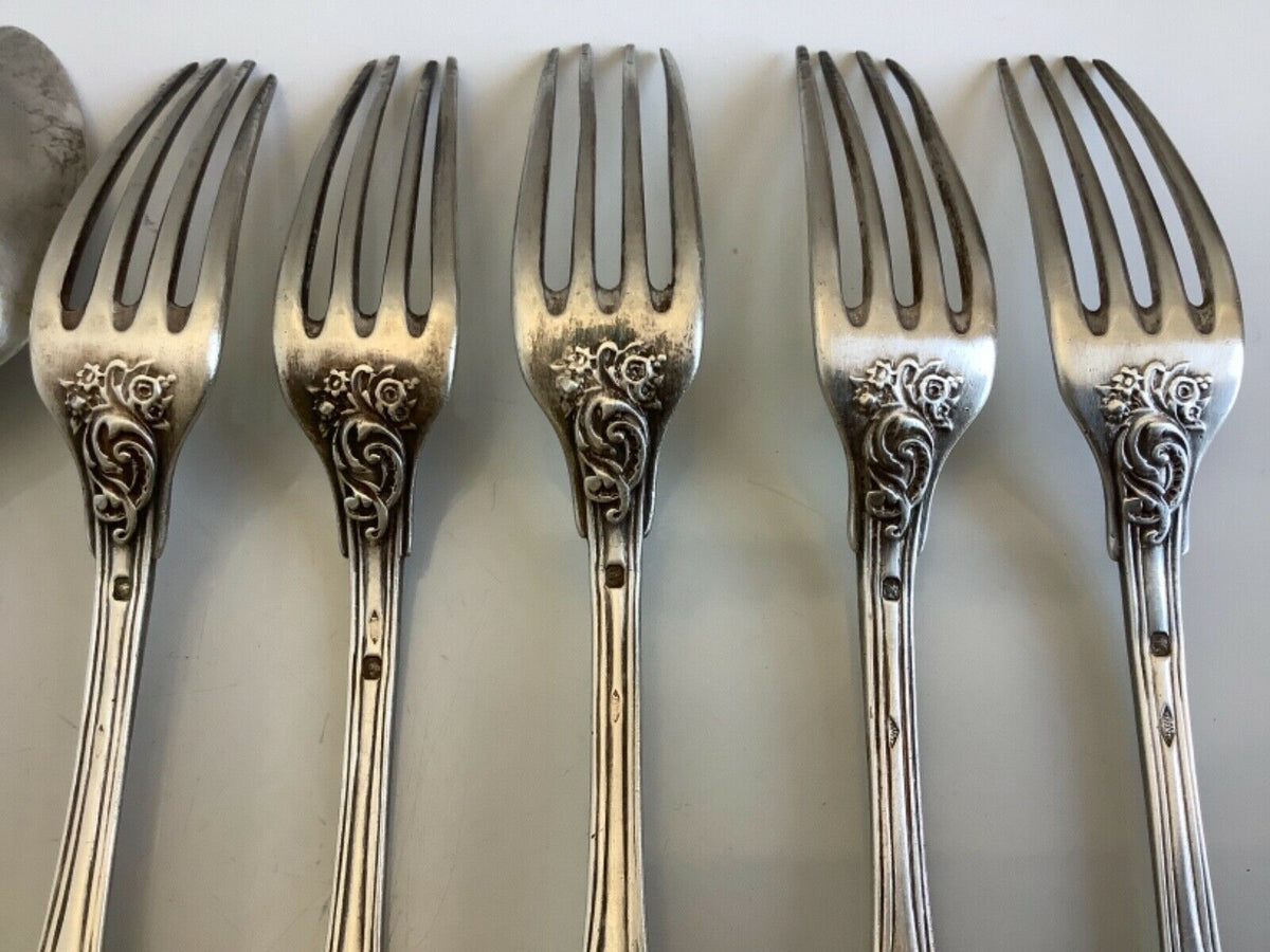 Solid silver lot, Minerva head hallmark, 532 grams
