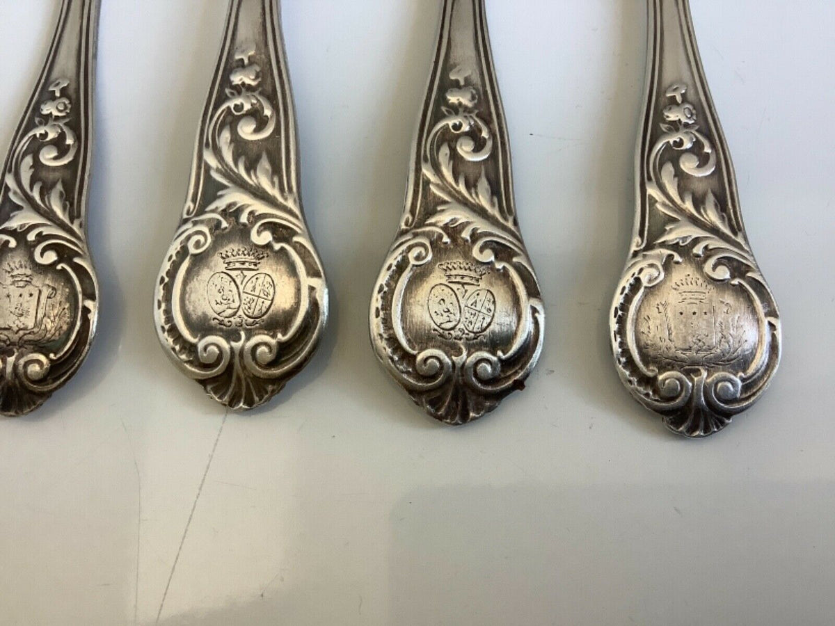 Solid silver lot, Minerva head hallmark, 532 grams