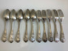 Solid silver lot, Minerva head hallmark, 532 grams