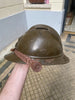 Original mustard-colored Model 15 Adrian helmet