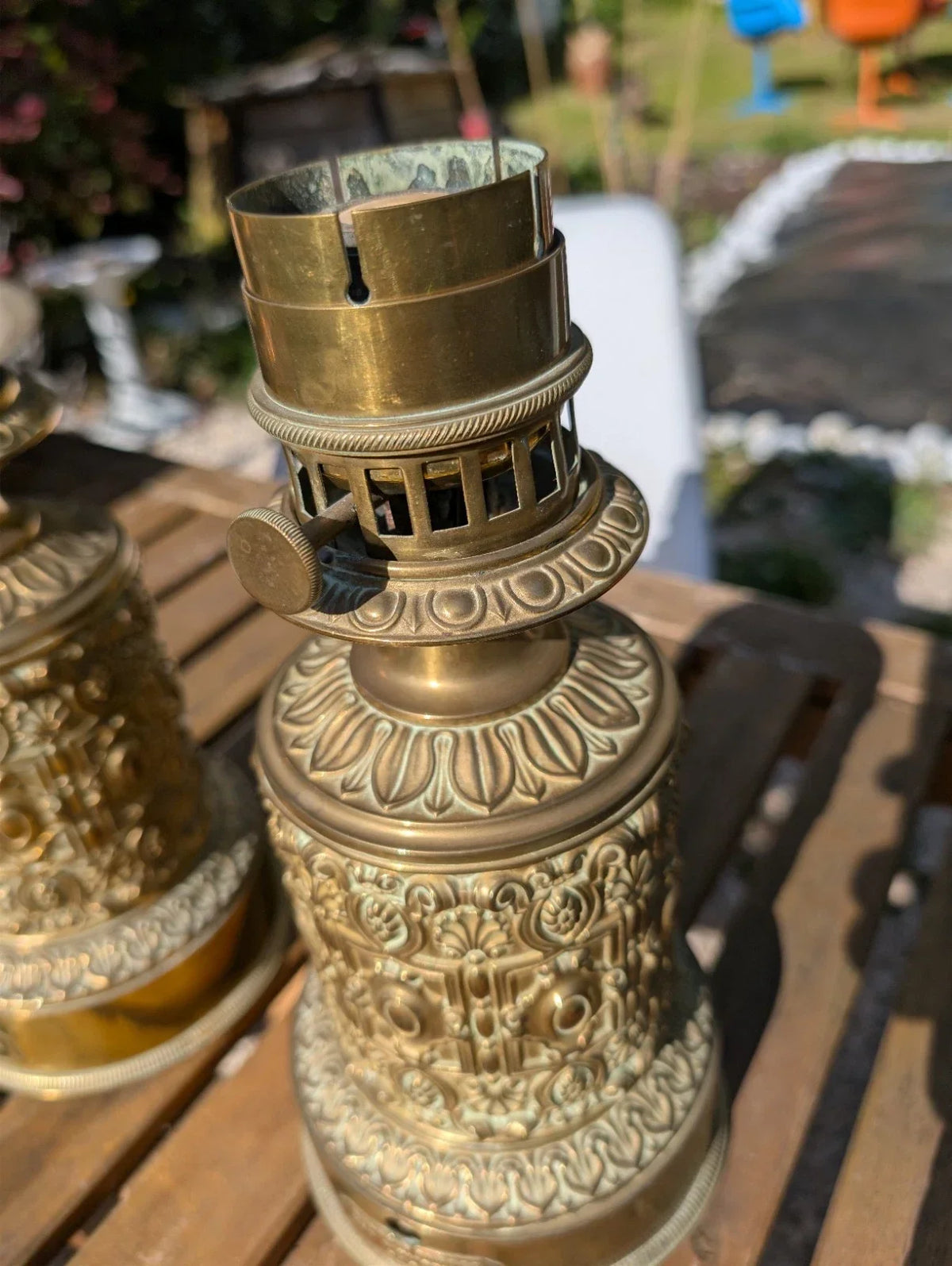 Paire de lampe gagneau système horlogerie carcel