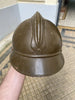 Original mustard-colored Model 15 Adrian helmet